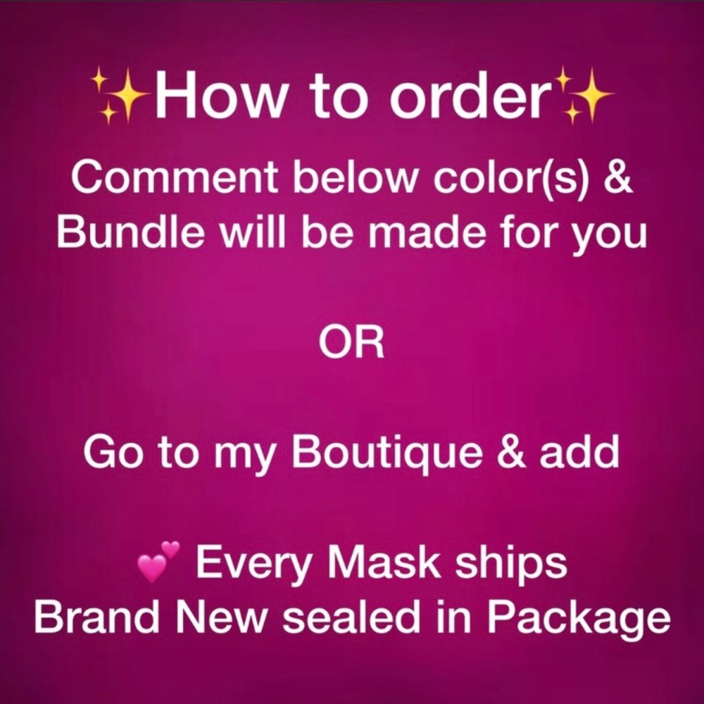 Crystal Bling Face Masks - Picture 14 of 15